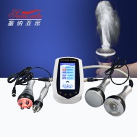 Ultrasound vacuum suction cavitation machine  radio frequency body slimming machine RF facial skin care product (LW-126)