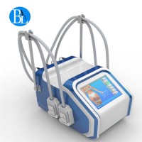 Cryolipolysis + Vacuum Multipolar RF +Blue Red Light +Laser hand piece for Body Slimming Machine